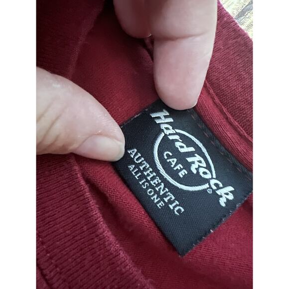 New Orleans Hard Rock Cafe 1971 Men’s T Shirt Maroon Approx XL - Picture 6 of 9